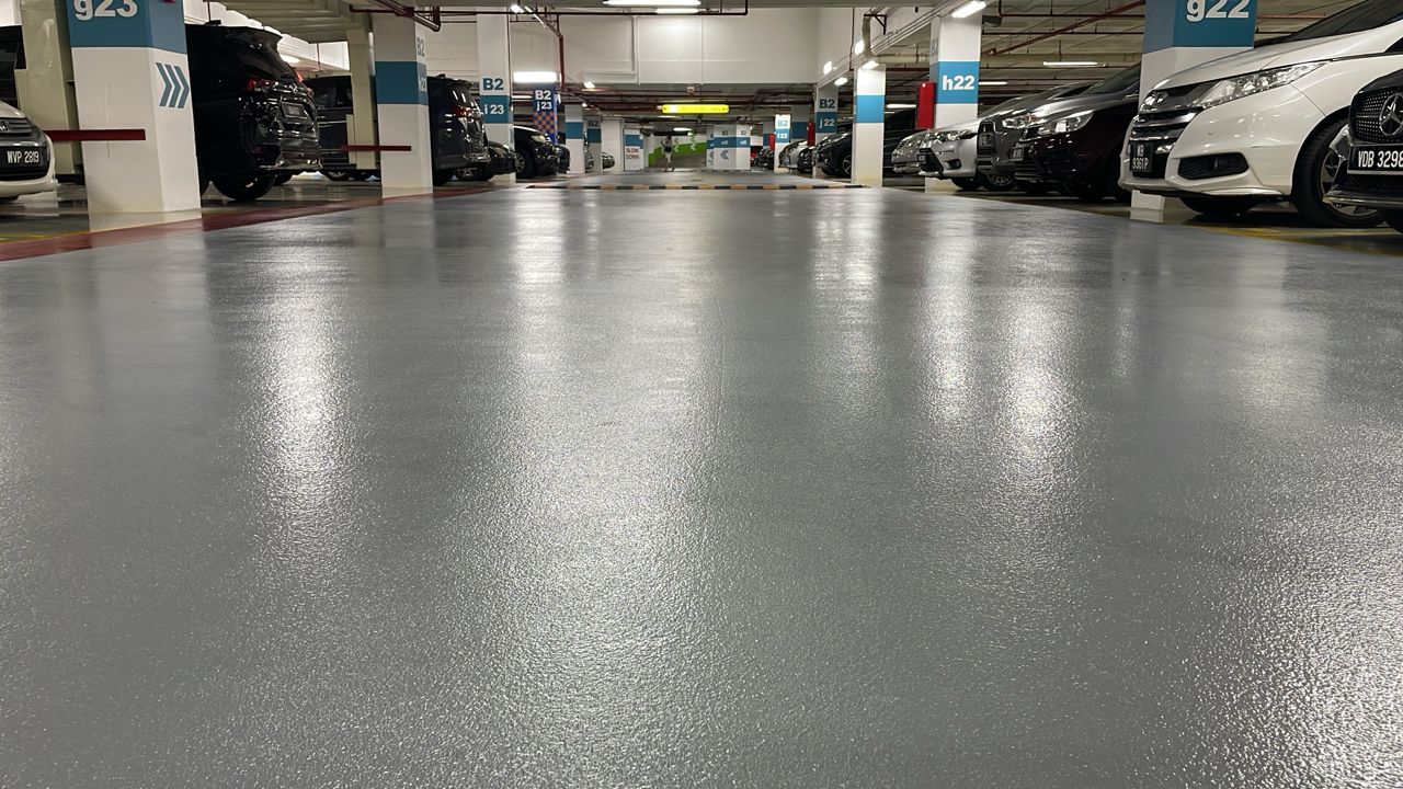 epoxy flooring Malaysia recon topseal works